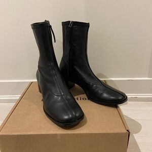 Reformation Louie Stretch Sock Bootie